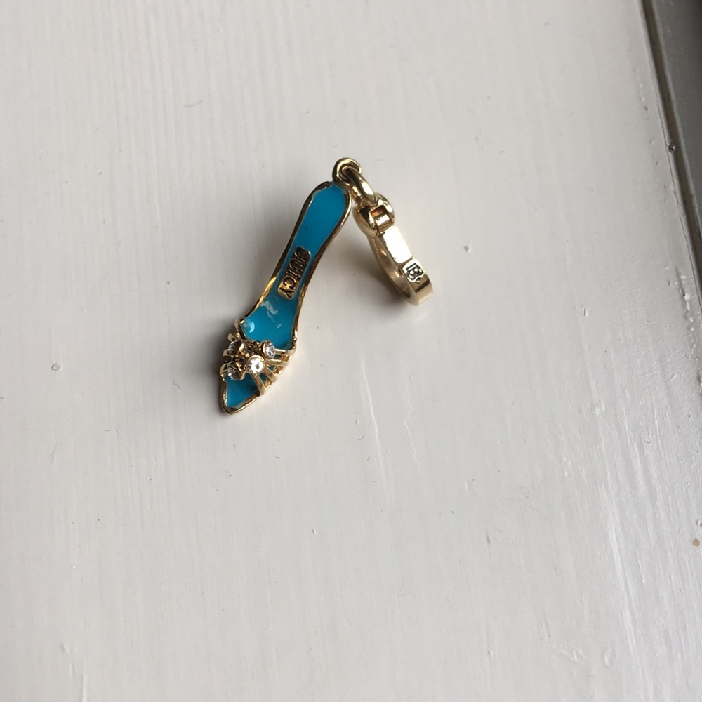 Juicy Couture Blue High Heel Shoe Charm